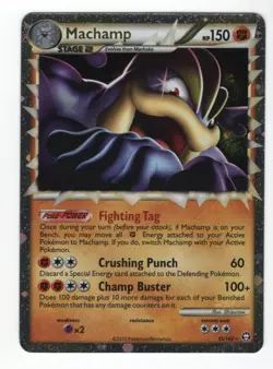 (303279) MACHAMP PRIME 95/102 Ultra Rare Holo HGSS Triumphant Pokemon Card - NEW - Image 2