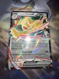 Team Rocket's Persian ex 150/182 - Destined Rivals - Double Rare - Pokemon Card - Image 1