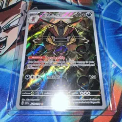 Pokemon TCG Scarlet & Violet Kingambit 220/198 Illustration Rare Card NM - Image 1