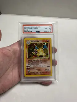 Charizard Holo Rare Base Set 2 2000 Pokemon Card #4/130 PSA 8 - Image 1