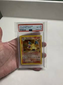 Charizard Holo Rare Base Set 2 2000 Pokemon Card #4/130 PSA 8 - Image 3