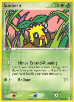 Sunkern 76/115 Common | Unseen Forces | Pokemon Card - Image 1
