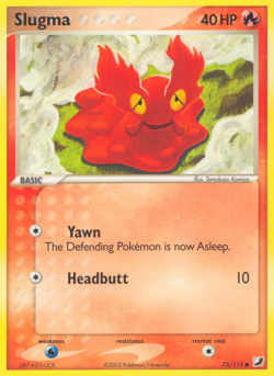 Slugma 73/115 Common | Unseen Forces | Pokemon Card - Image 1