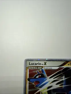 Lucario LV.X Holo Card 122/123 Mysterious Treasures Ultra Rare - Image 2