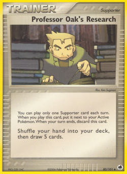 Professor Oak's Research 80/101 Uncommon | Dragon Frontiers | Pokemon Card - Image 1