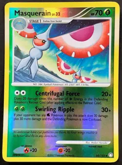 Masquerain 55/123 Reverse Holo | Mysterious Treasures | Pokemon Card - Image 1