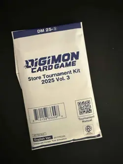 Digimon Card Game Store Tournament Kit 2025 Vol 3 English Sealed - Image 1