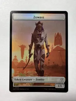 Zombie (3) / Shapeshifter (4) Token Commander: Aetherdrift Foil - Image 2
