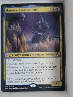 Ramses, Assassin Lord Commander: Dominaria United Regular - Image 1