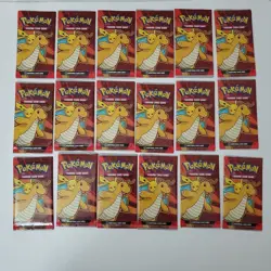 LOT of 18 New Sealed 2025 McDonald’s Pokemon TCG 4-Card Booster Packs - Image 1