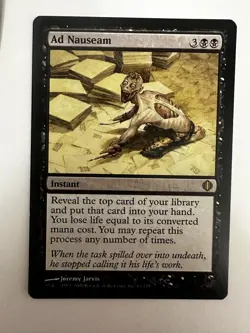 Ad Nauseam *Shards of Alara* MTG Magic the Gathering - Image 1