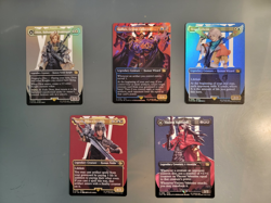 Lot of 5x Rare Full Art Final Fantasy MTG Cards. NM. Never Played. Foil and Reg - Image 1