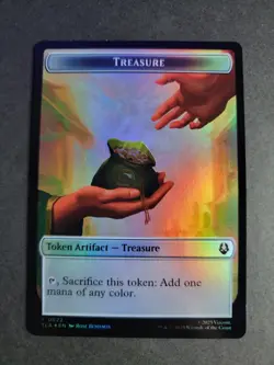 Aang, Awoken Avatar 0001 / Treasure 0022 (Foil) Token MTG Avatar - Image 2