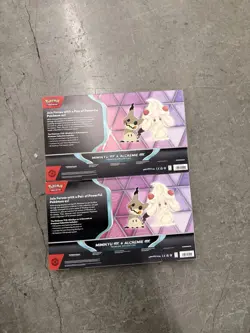 NEW Pokemon TCG Mimikyu Ex & Alcremie Ex Premium Collection Sealed Box - Image 2