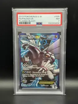 2013 Pokemon Black & White Plasma Blast Palkia EX PSA 7 Full Art 100/101 English - Image 1