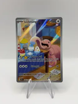 Lickitung Pokemon TCG SV- Temporal Forces 180/162 Illustration Rare NM - Image 1