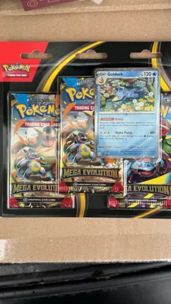 Pokemon TCG Mega Evolution Triple Pack- Golduck & Psyduck Double Pack - Image 2