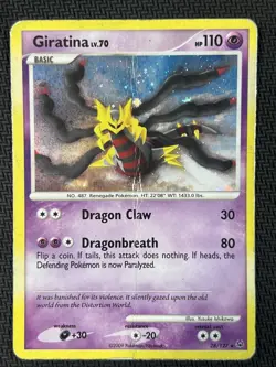 Giratina (DPPt Platinum) 028/127 Pokemon TCG Deck Exclusives Holo (DAMAGED) DMG - Image 1