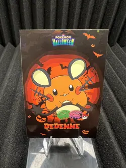 Dedenne - Cracked Ice Holo - Card Database Halloween 2024 - Pokemon Card NM - Image 2