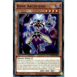 Bone Archfiend Yu-Gi-Oh! SDCK-EN003 1st Common - Image 1