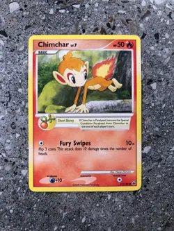 Pokemon TCG Cards Chimchar 57/100 Majestic Dawn NM - Image 1