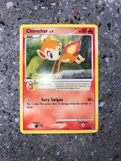 Pokemon TCG Cards Chimchar 57/100 Majestic Dawn NM - Image 3