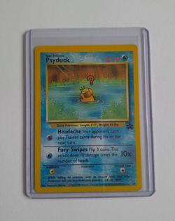 Vintage Pokemon Psyduck Black Star Promo No 20 Card World Championship 2000 - Image 4