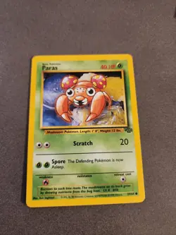 PARAS - Jungle Set - 59/64 - Common - Pokemon Card - Unlimited Edition - NM a3 - Image 1