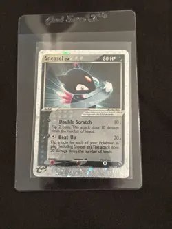 Pokemon 2003 Sneasel EX Ruby and Sapphire Holo Ultra Rare Card 103/109 - Image 1