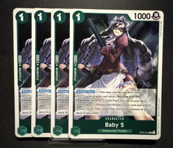 4X One Piece Card Game Baby 5 OP05-034 Rare NM - Image 1