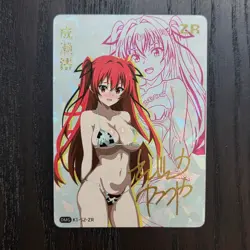 RIAS GREMORY High School DxD Bikini Waifu K1 Dream Goddess ZR Holo Card S58 - Image 1