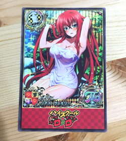 Rias Gremory High School DxD Goddess Anime Waifu Art Card - Image 1