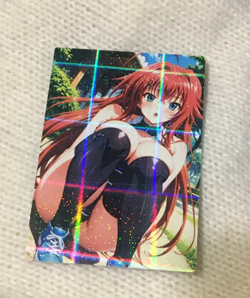 Rias Gremory High School DxD Goddess Anime Waifu Art Card - Image 1