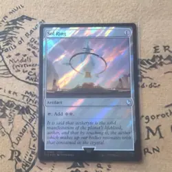 Sol Ring (0359) (Surge Foil) #359 (NM) Final Fantasy FIC Magic MTG - Image 1