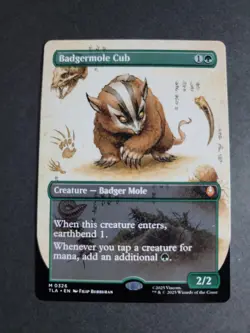 Badgermole Cub (Borderless) Mythic MTG Avatar - Image 1