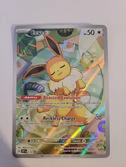 Pokemon Eevee TCG Prismatic Evolutions SVP Black Star Promo Card 173 - Image 1