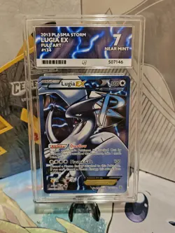 Pokemon 2013 B&W Plasma Storm #134 Full Art Team Plasma Lugia EX ACE 7 - Image 1