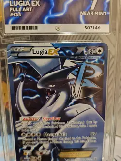 Pokemon 2013 B&W Plasma Storm #134 Full Art Team Plasma Lugia EX ACE 7 - Image 2