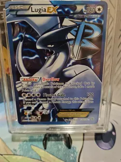 Pokemon 2013 B&W Plasma Storm #134 Full Art Team Plasma Lugia EX ACE 7 - Image 3