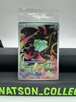 Pokemon Bulbasaur 133/132 English Mega Evolution Stamped SEALED - Image 1
