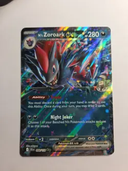 N's Zoroark ex 098/159 Sv09: Journey Together Holo Near Mint Nm Pokemon Tcg - Image 1