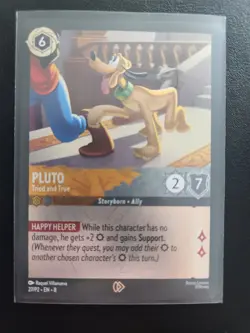 Disney Lorcana Pluto Tried And True Promo Card 27/P2 VHTF! Gencon - Image 1