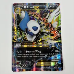 M Absol EX XY63 XY Black Star Promo Holo Rare Pokemon TCG Light Played - Image 1