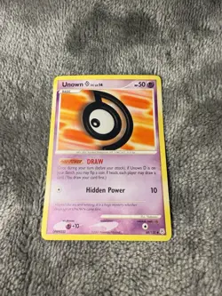 Unown D 68/130 | Diamond & Pearl | Non Holo Pokemon Card MP - Image 1