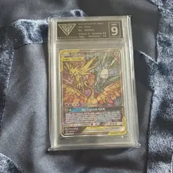 Moltres & Zapdos & Articuno GX SM210 Hidden Fates Promo GetGraded 9 pokemon card - Image 1