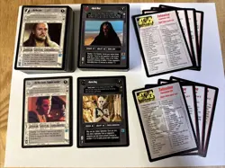 Star Wars CCG Complete Tatooine Set 90 Cards - NO AI, with checklist and rules - Image 1