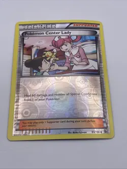 Pokemon Card Pokemon Center Lady Flashfire Reverse Holo 93/106 - Image 2
