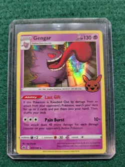 Pokemon TCG Chilling Reign Gengar Holo Rare Card 057/198 - Image 1