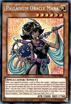 Palladium Oracle Mana Secret Rare TN19-EN004 Limited Edition YuGiOh TCG Card - Image 1