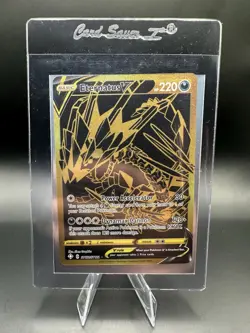 Eternatus V SV121/SV122 Shining Fates Shiny Holo Rare Gold Card Pokemon TCG NM/M - Image 1